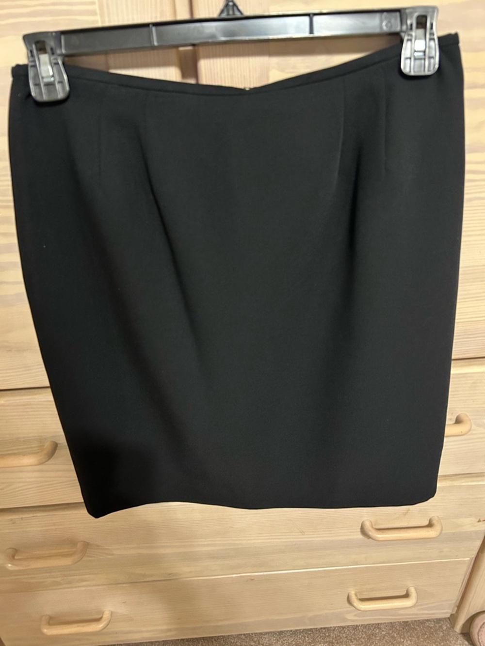 Style & Co. Black Pencil Skirt with Front Pleats